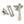 From The Anvil's Satin Marine SS (316) Locking Newbury Fastener