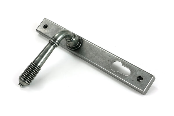 Reeded Slimline Lever Espag. Lock Set