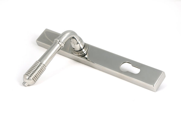 Reeded Slimline Lever Espag. Lock Set
