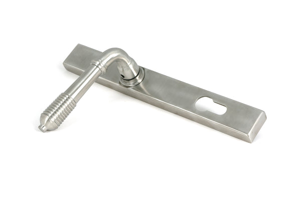 Reeded Slimline Lever Espag. Lock Set