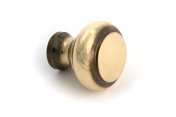 Aged Brass Regency Cabinet Knob - Small