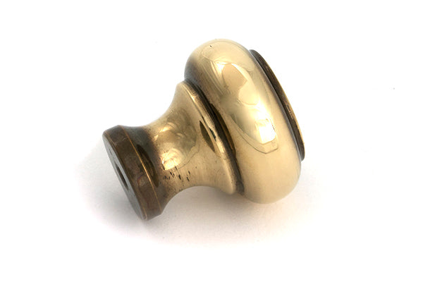 Aged Brass Regency Cabinet Knob - Small