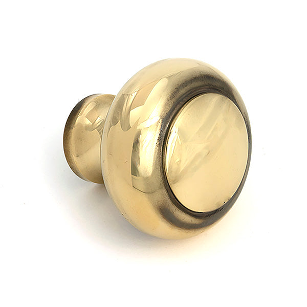 Aged Brass Regency Cabinet Knob - Large