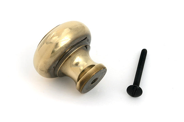 Aged Brass Regency Cabinet Knob - Large