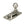 Prestbury Sash Hook Fastener by From The Anvil