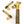 From The Anvil's Aged Brass Night-Vent Locking Brompton Fastener