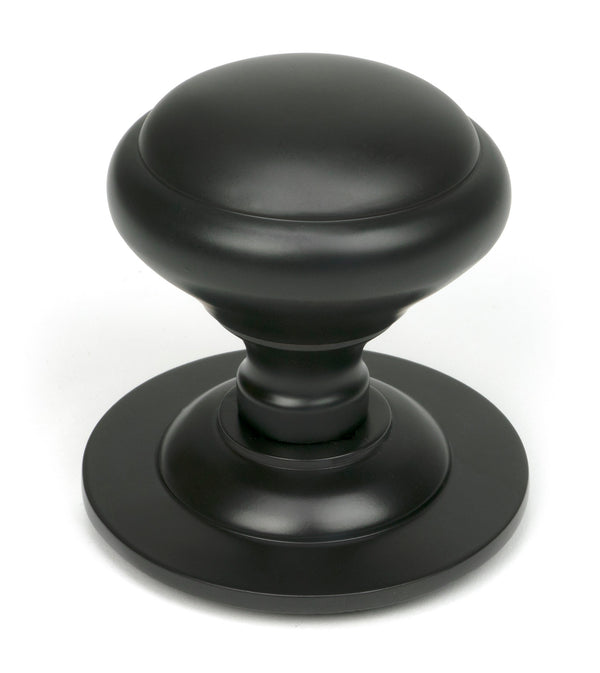 From The Anvil's Aged Bronze Round Centre Door Knob