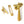 From The Anvil's Polished Brass Locking Newbury Fastener