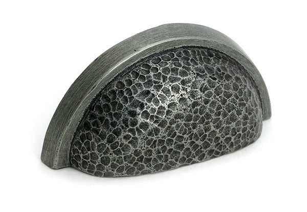 Pewter Hammered Regency Drawer Pull