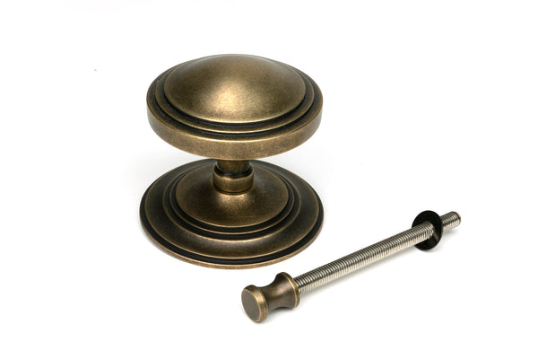 Art Deco Centre Door Knob by From The Anvil