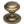 From The Anvil's Burnished Brass Round Centre Door Knob
