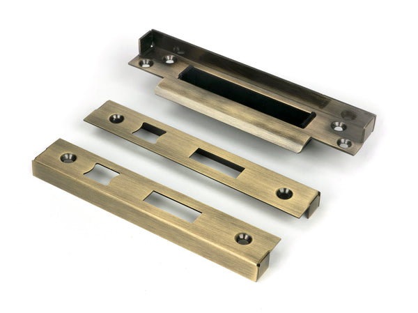 From The Anvil's Aged Brass ½" Rebate Kit for Sash Lock