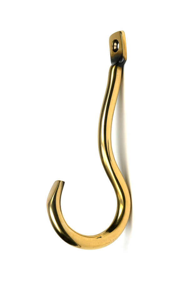 From The Anvil's Aged Brass Anchor Coat Hook