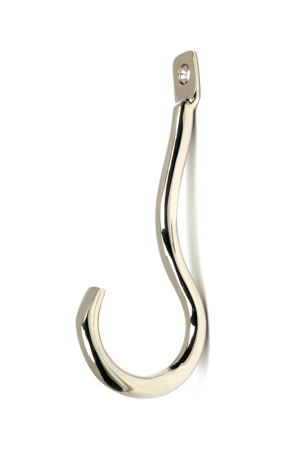 From The Anvil's Polished Nickel Anchor Coat Hook