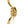 From The Anvil's Polished Brass Newbury Cleat Hook