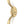 From The Anvil's Satin Brass Newbury Cleat Hook