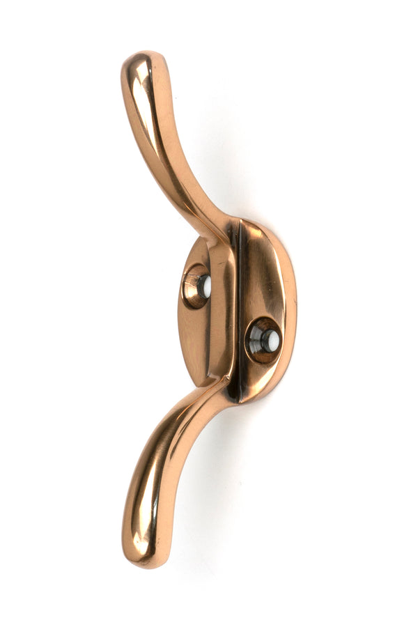 From The Anvil's Polished Bronze Newbury Cleat Hook