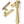 From The Anvil's Satin Brass Night-Vent Locking Newbury Fastener