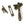 From The Anvil's Burnished Brass Locking Reeded Fastener