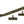 From The Anvil's Burnished Brass Brompton Stay