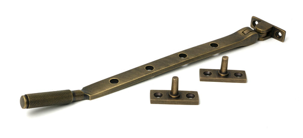 From The Anvil's Burnished Brass Brompton Stay