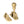 From The Anvil's Satin Brass Prestbury Brighton Fastener