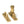 From The Anvil's Satin Brass Brompton Brighton Fastener