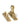 From The Anvil's Satin Brass Beehive Brighton Fastener