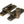 From The Anvil's Burnished Brass Brompton Quadrant Fastener - Narrow