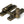 From The Anvil's Burnished Brass Prestbury Quadrant Fastener - Narrow