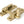From The Anvil's Satin Brass Prestbury Quadrant Fastener - Narrow