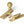 From The Anvil's Satin Brass Beehive Sash Hook Fastener