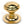 From The Anvil's Aged Brass Round Centre Door Knob