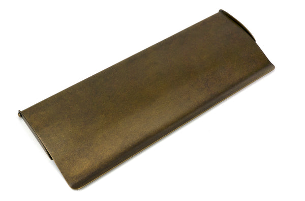 From The Anvil's Burnished Brass Letter Plate Cover