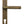 From The Anvil's Burnished Brass Brompton Slimline Lever Espag. Lock Set