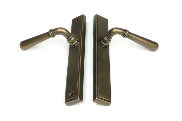 Newbury Slimline Lever Espag. Latch Set by From The Anvil