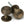 From The Anvil's Burnished Brass Heavy Beehive Mortice/Rim Knob Set
