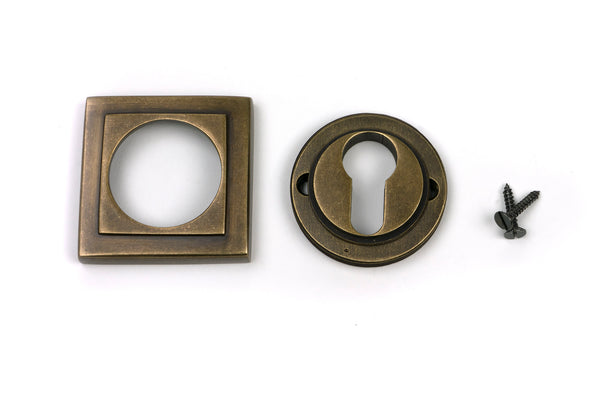 Round Euro Escutcheon by From The Anvil