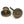 From The Anvil's Burnished Brass Concealed Round Thumbturn Set