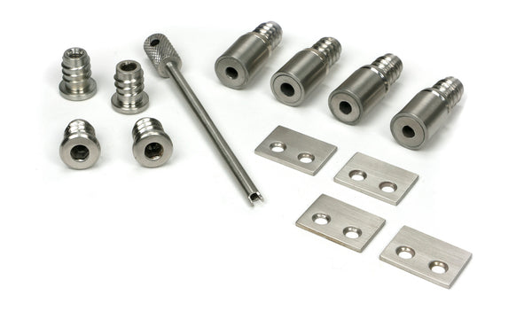 From The Anvil's Satin Marine SS (316) Secure Stops (Pack of 4)
