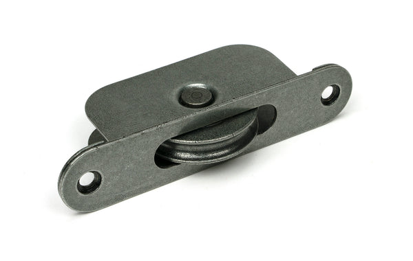 From The Anvil's Pewter Patina Radiused Sash Pulley 75kg