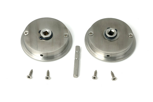 Art Deco Round Pull - Privacy Set by From The Anvil