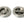 From The Anvil's Satin Marine SS (316) Art Deco Round Pull - Privacy Set