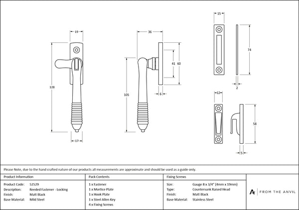 Locking Reeded Fastener by From The Anvil