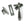 From The Anvil's Pewter Patina Locking Reeded Fastener