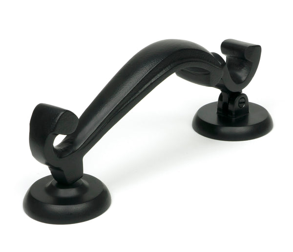 From The Anvil's Matt Black Doctors Door Knocker