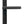 From The Anvil's Black Brompton Slimline Lever Espag. Latch Set