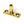 From The Anvil's Polished Brass Locking Stay Pin