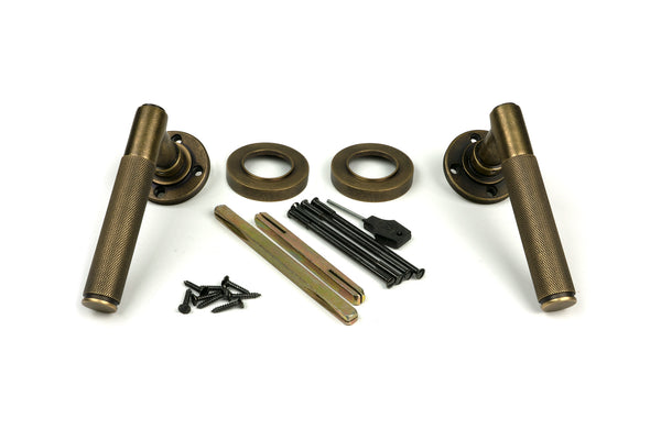 Brompton Lever on Rose Set (Unsprung) by From The Anvil