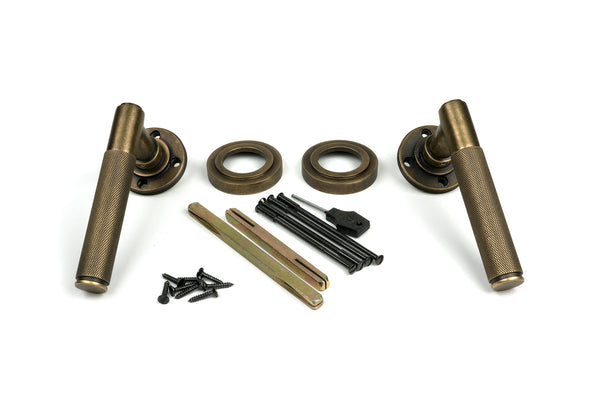 Brompton Lever on Rose Set (Unsprung) by From The Anvil